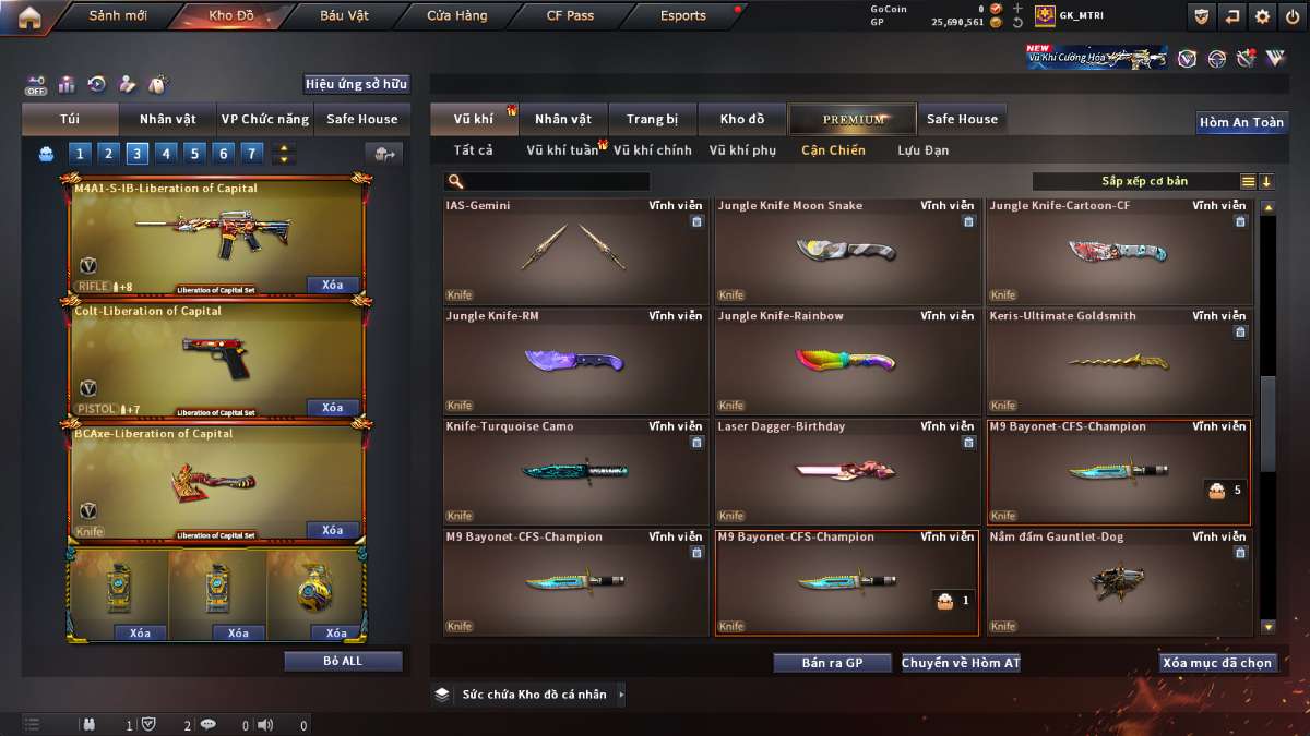 shop acc cf uy tin gia re